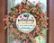 Funny No Soliciting Sign for House, 11.3" Farmhouse Family Friends & Deliveries Welcome Sign for Home Front Door Wreath Wall Decorations, No Soliciting Sign for Home Door Decor